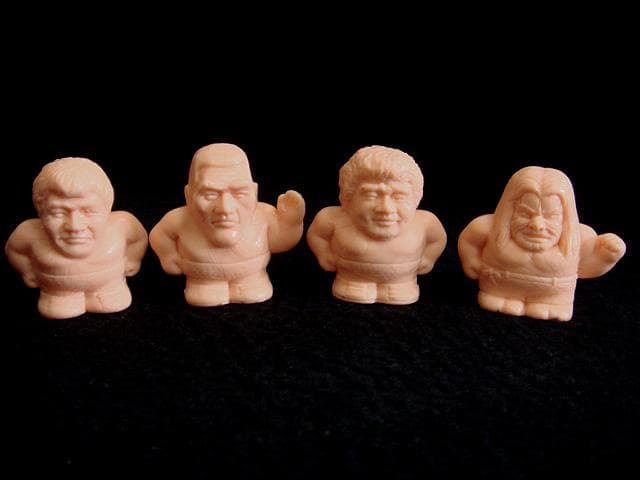 1985年 タカラ 激突 全日本プロレスゲーム 馬場鶴田天龍カブキ フィギュア