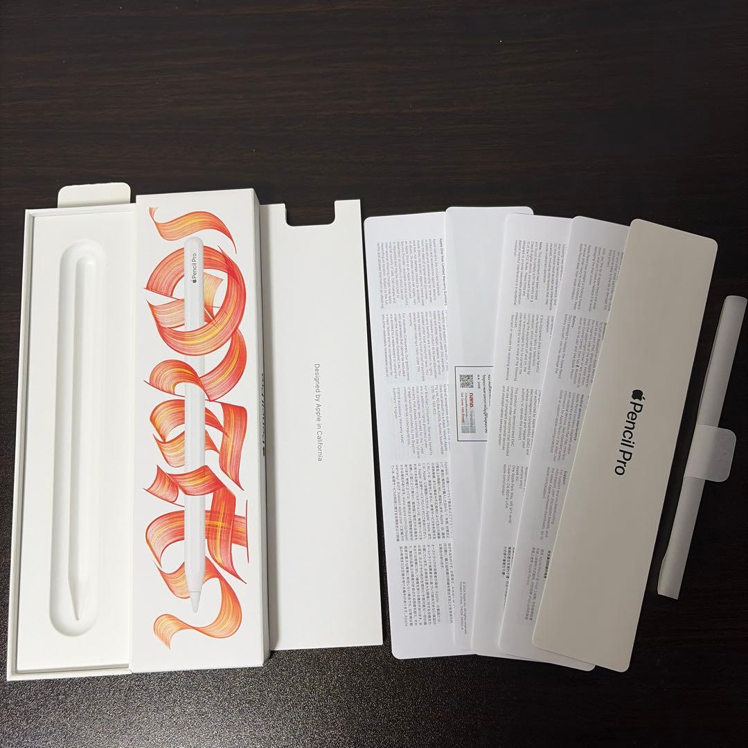 Apple Pencil Pro ホワイト　純正　 IPadアクセサリー