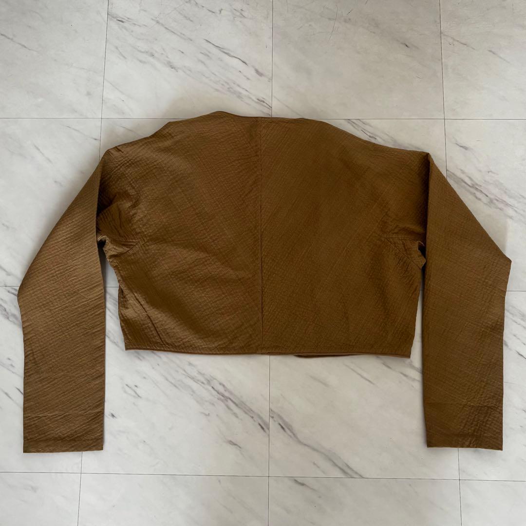 ISSEY MIYAKE HaaT 刺繍デザインボレロ サイズ2 ショート丈
