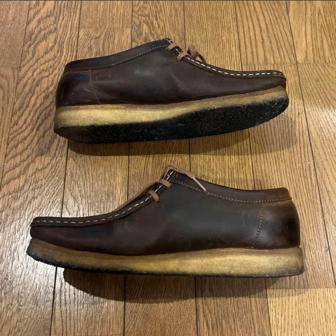 【美品】クラークス ワラビー レザー 26