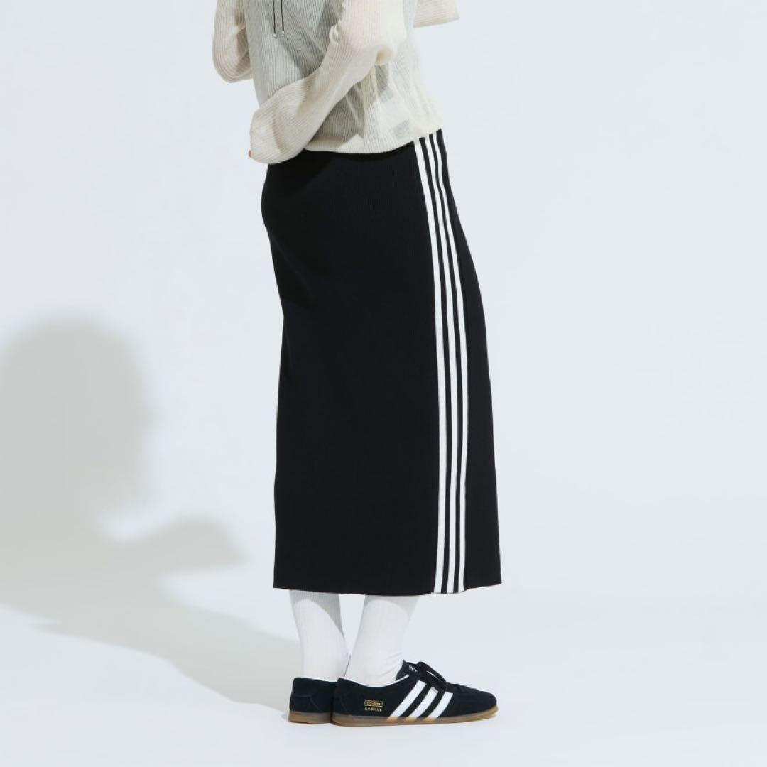現行・試着のみ✨adidas アディカラー ニット スリーストライプス スカート