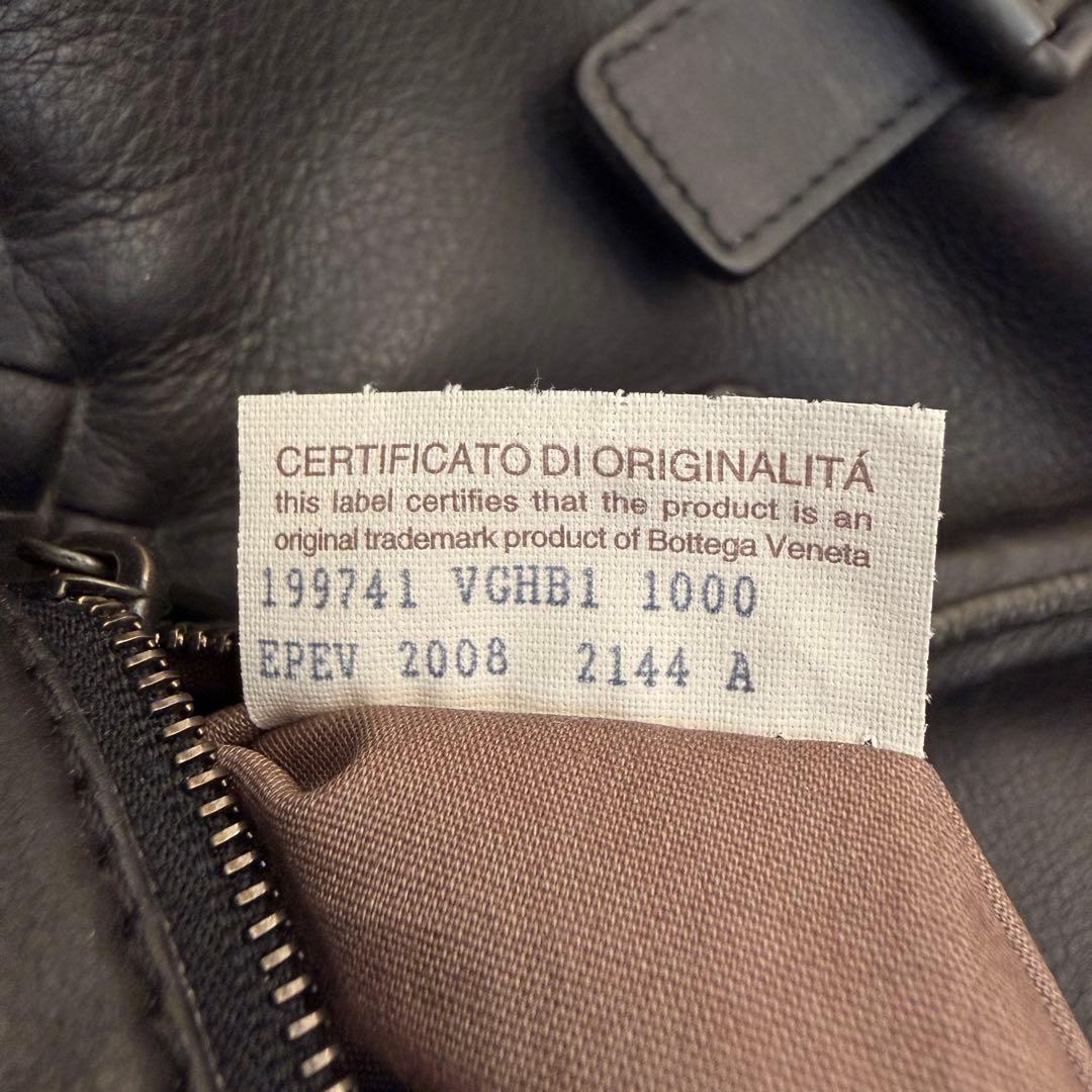 ボッテガヴェネタ BOTTEGA VENETA ボストンバッグ カーフ 【美品】