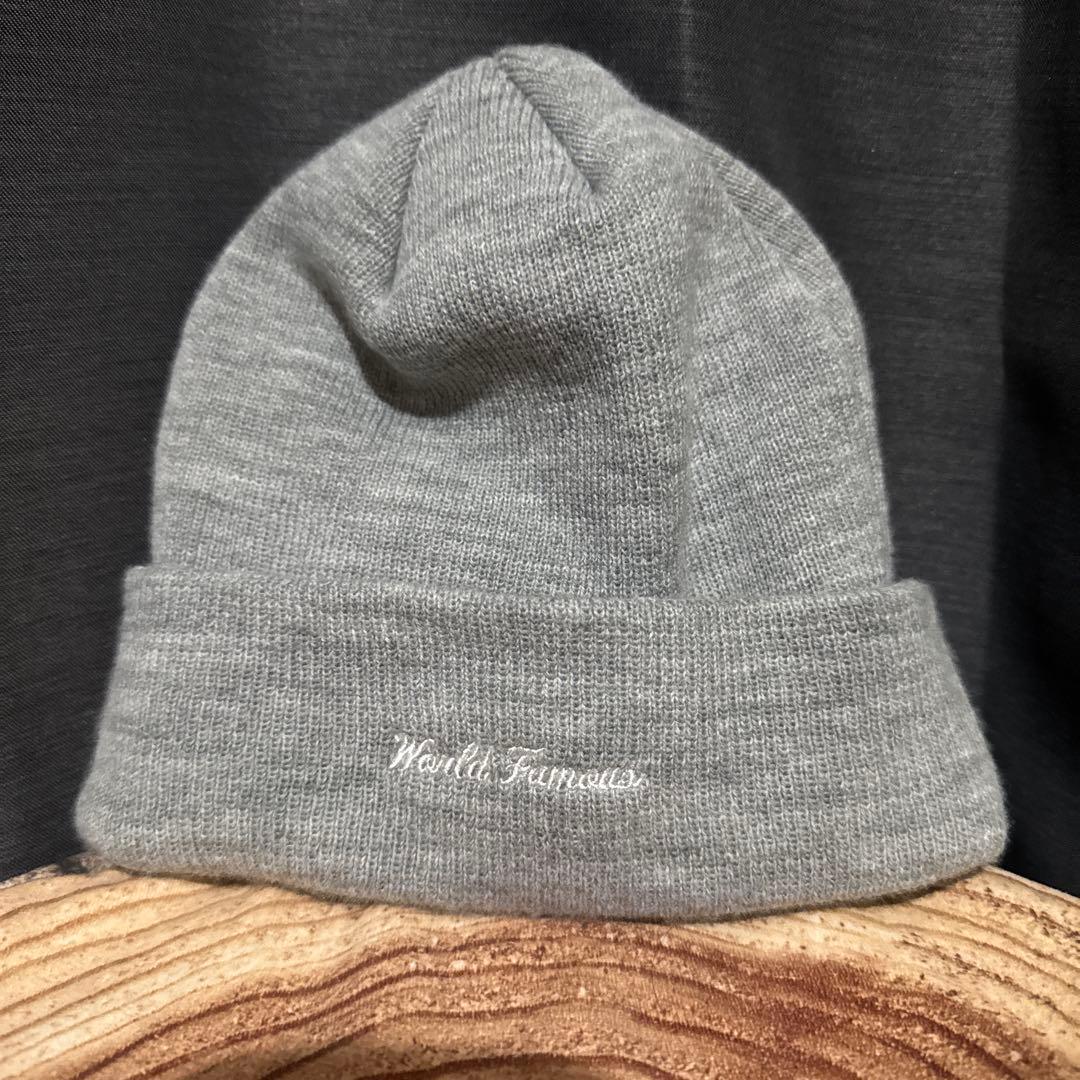 supreme NewEra ボックスロゴ Beanie HeatherGrey