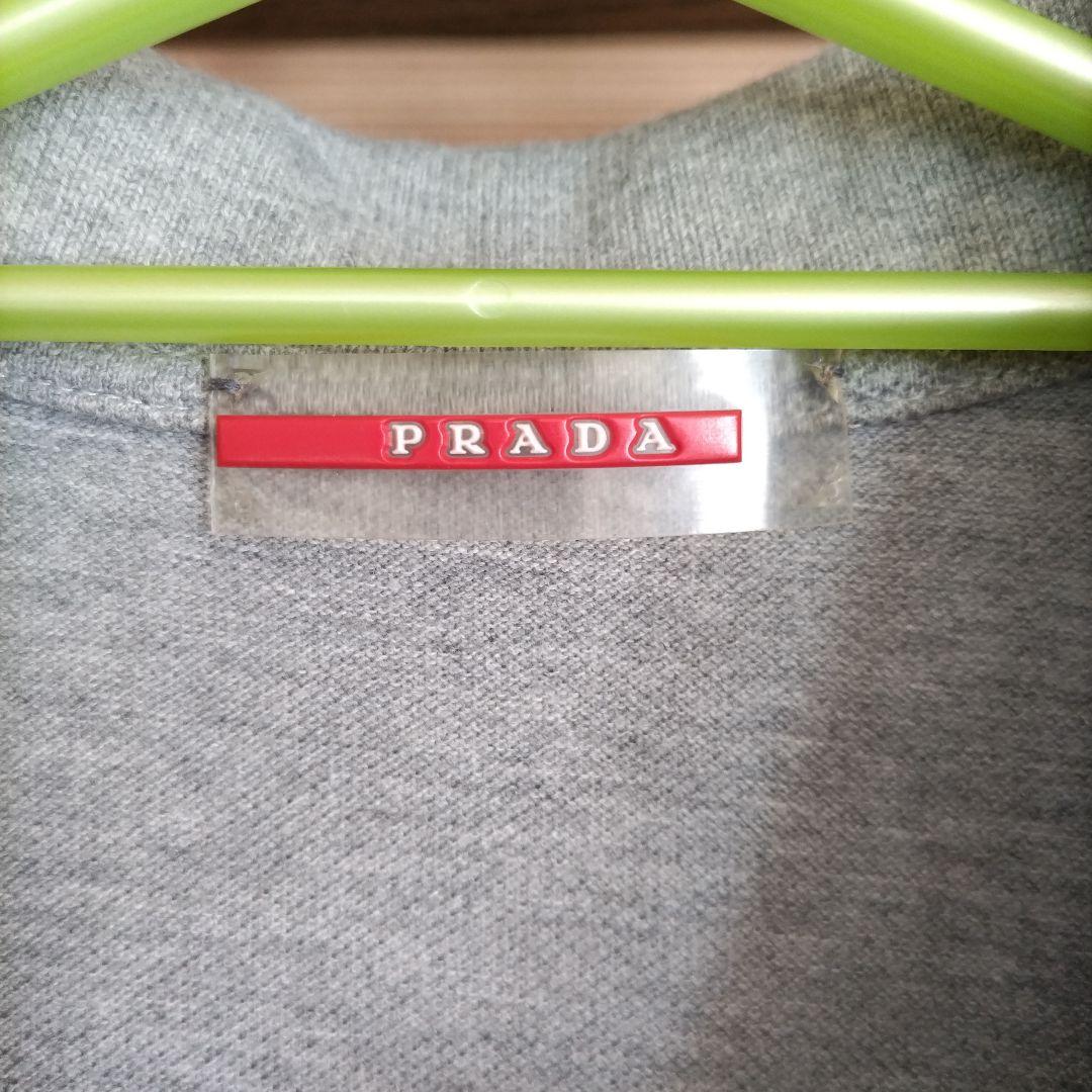 ☆PRADA SPORT☆プラダスポーツ☆　半袖ポロシャツ☆グレー☆Sサイズ☆