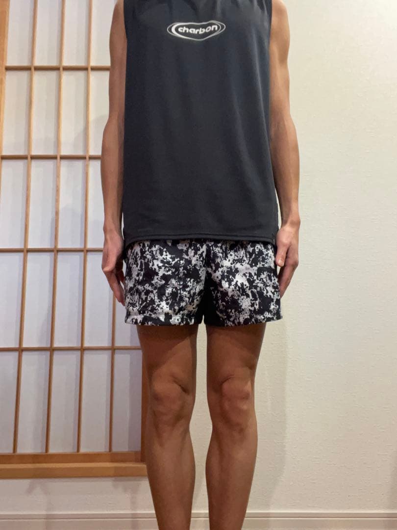 ELDORESO Dreamland Shorts(BK×WH) Sサイズ