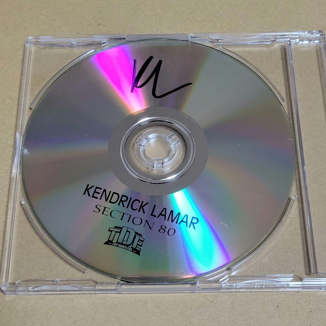 直筆サイン入り CD KENDRICK LAMAR SECTION 80