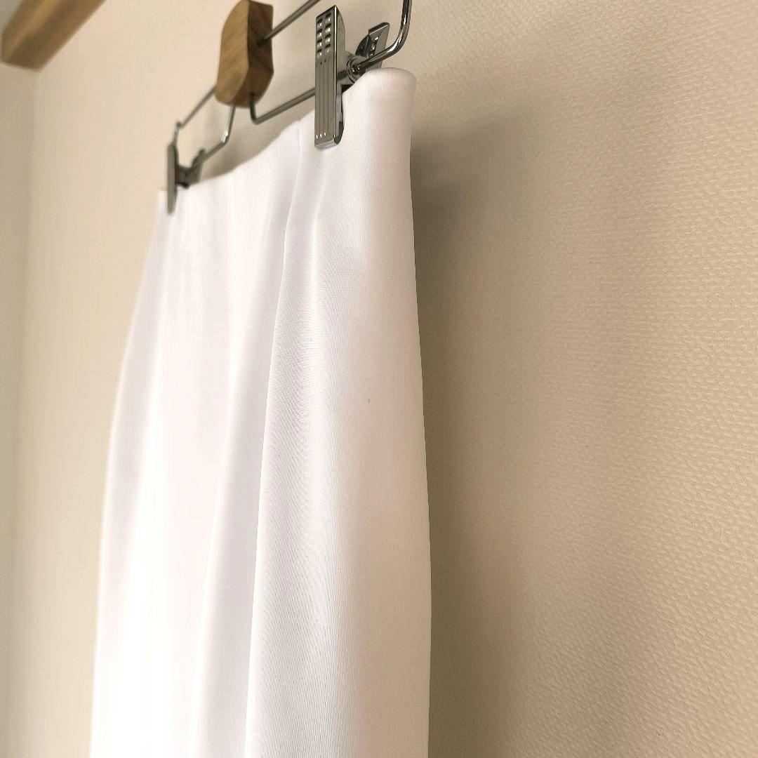 【極美品】カデュネ タイト ロング スカート 白 M 裏地付き Iライン 綺麗め