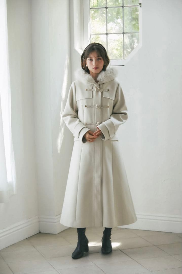 tocco closet フィット＆フレアダッフルコート Mサイズ【新品未使用】