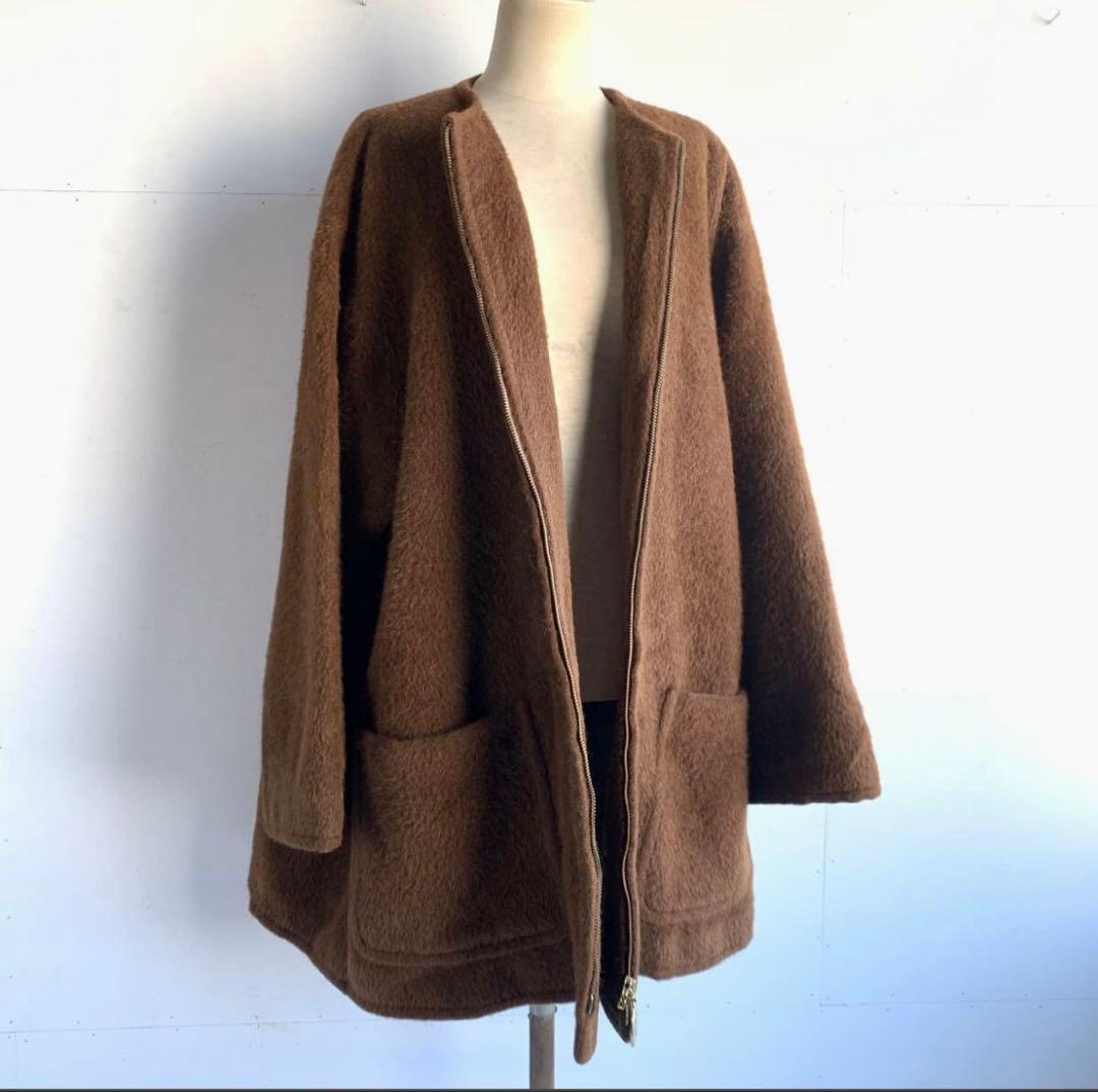 イタリア製 Vintage GIANNI VERSACE ノーカラーコート