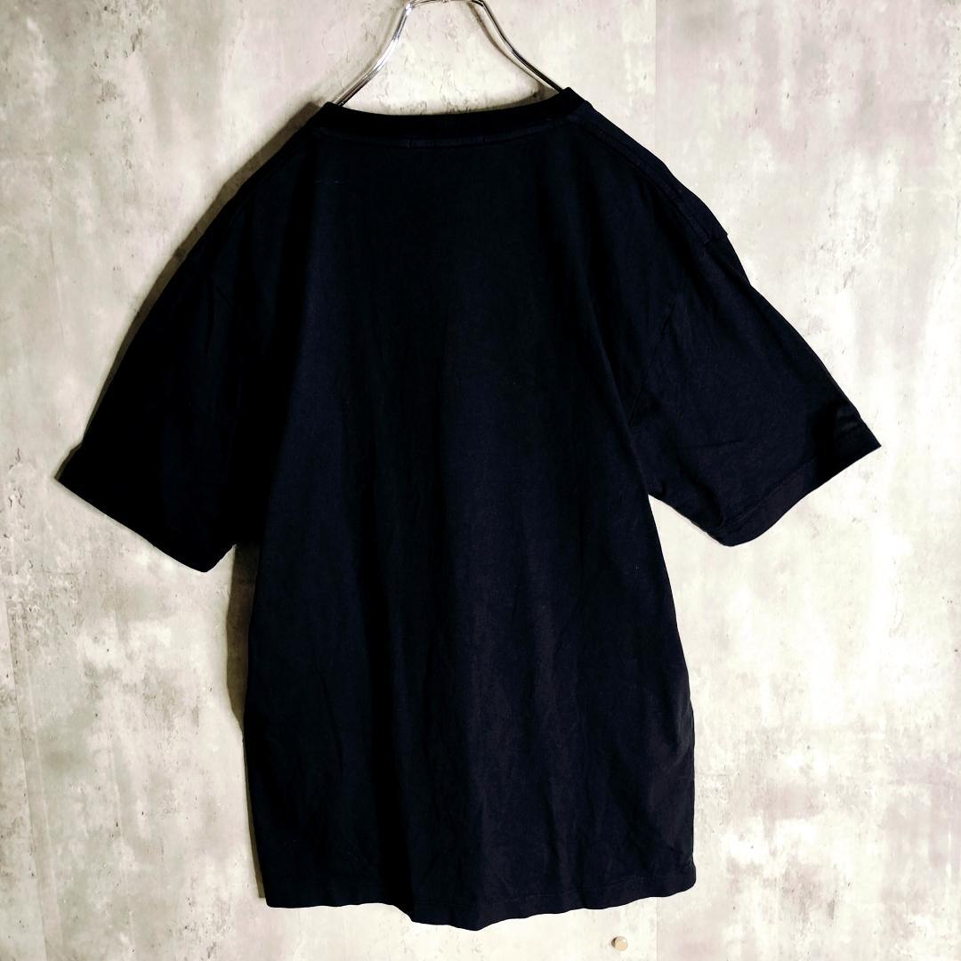 【美品】ストーンアイランド センターコンパスビッグロゴ 刺繍 半袖Tシャツ M