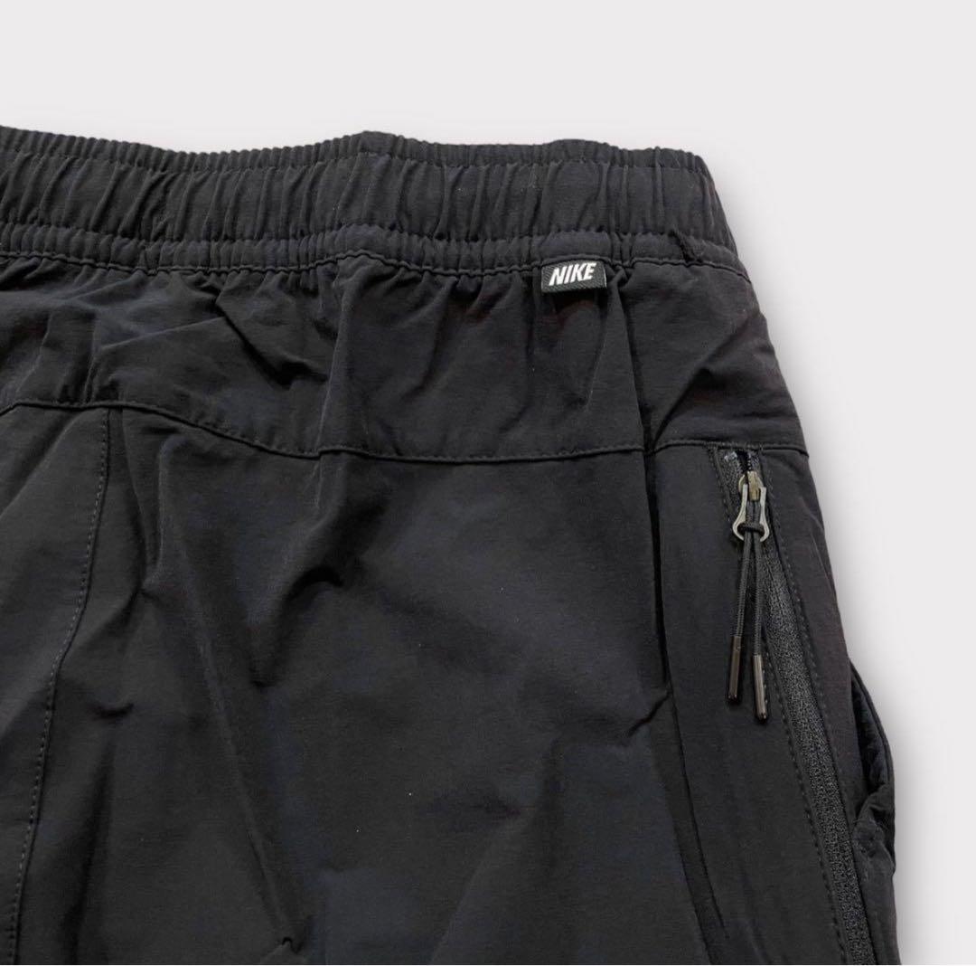 ナイキ　テーパードパンツ　メンズ　2XL　ブラック　ストレッチ　黒　ウーブン