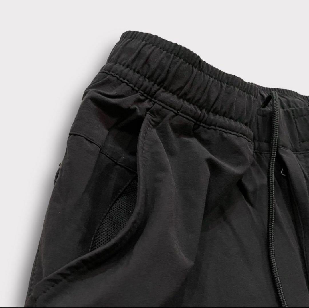 ナイキ　テーパードパンツ　メンズ　2XL　ブラック　ストレッチ　黒　ウーブン