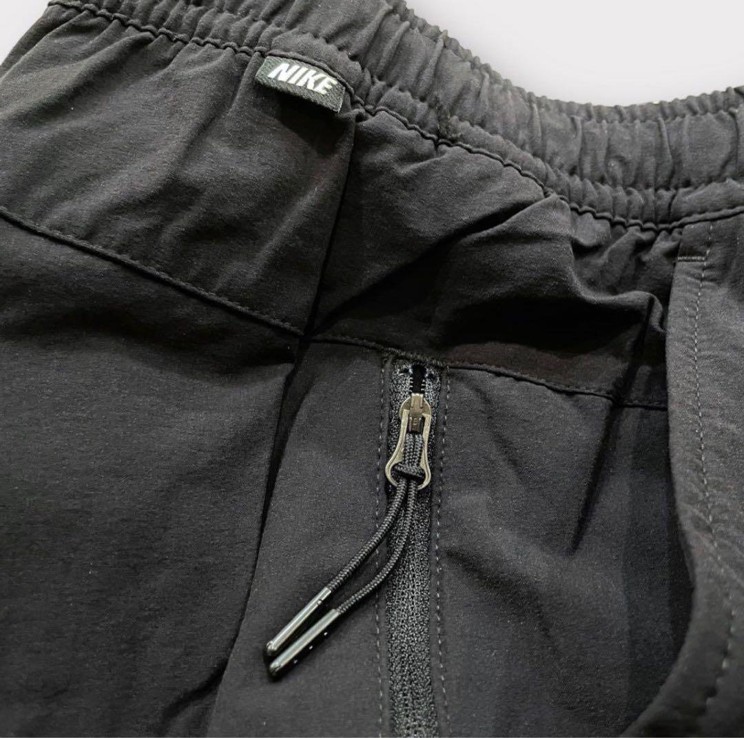 ナイキ　テーパードパンツ　メンズ　2XL　ブラック　ストレッチ　黒　ウーブン