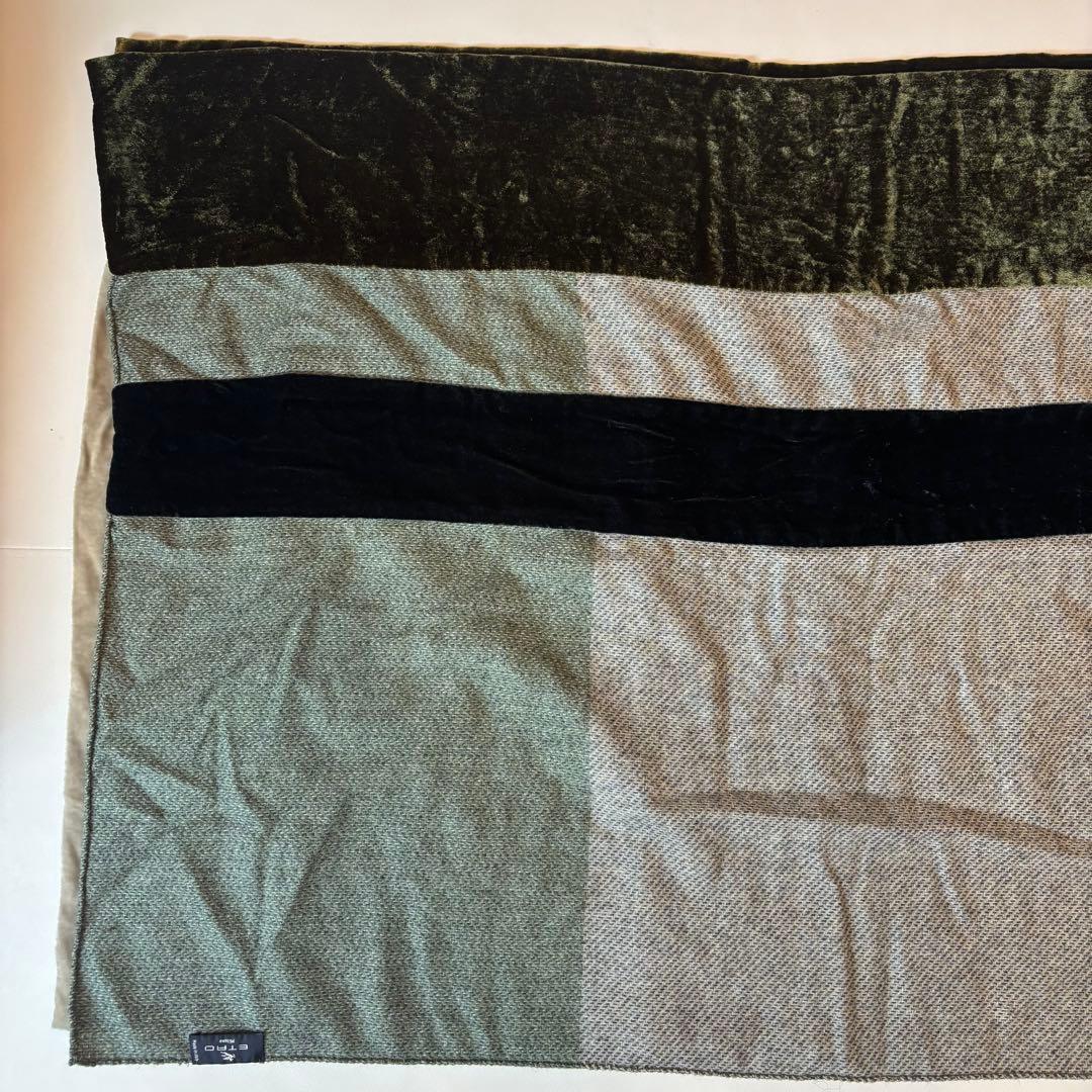ETRO エトロ スエード ストール ショール
