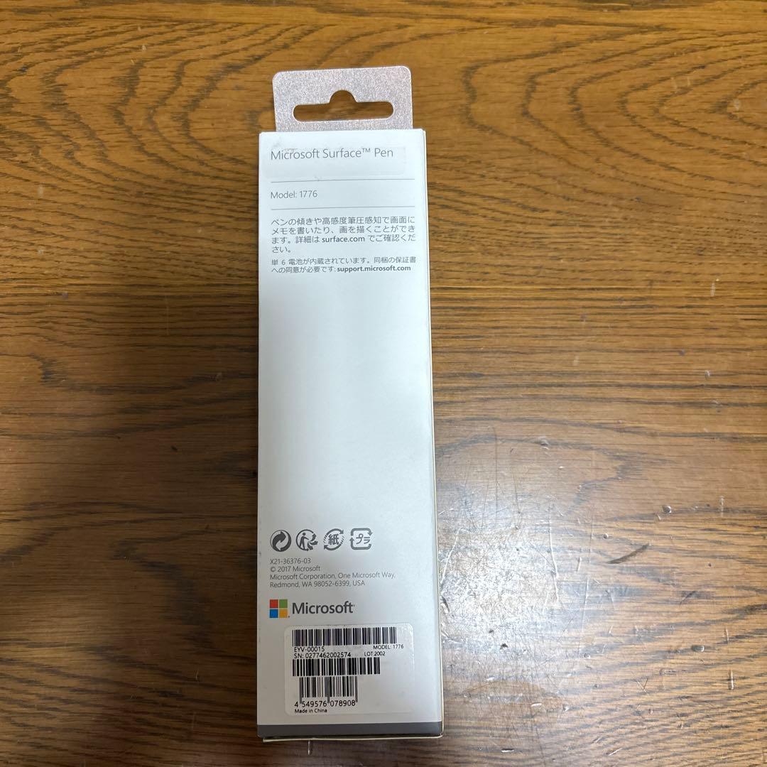 【新品未開封品】マイクロソフト Surface ペン シルバー　モデル1776