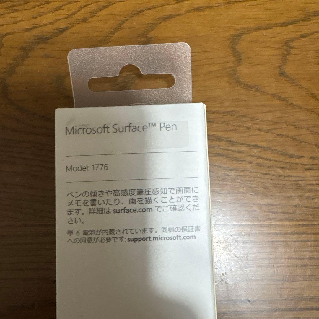 【新品未開封品】マイクロソフト Surface ペン シルバー　モデル1776