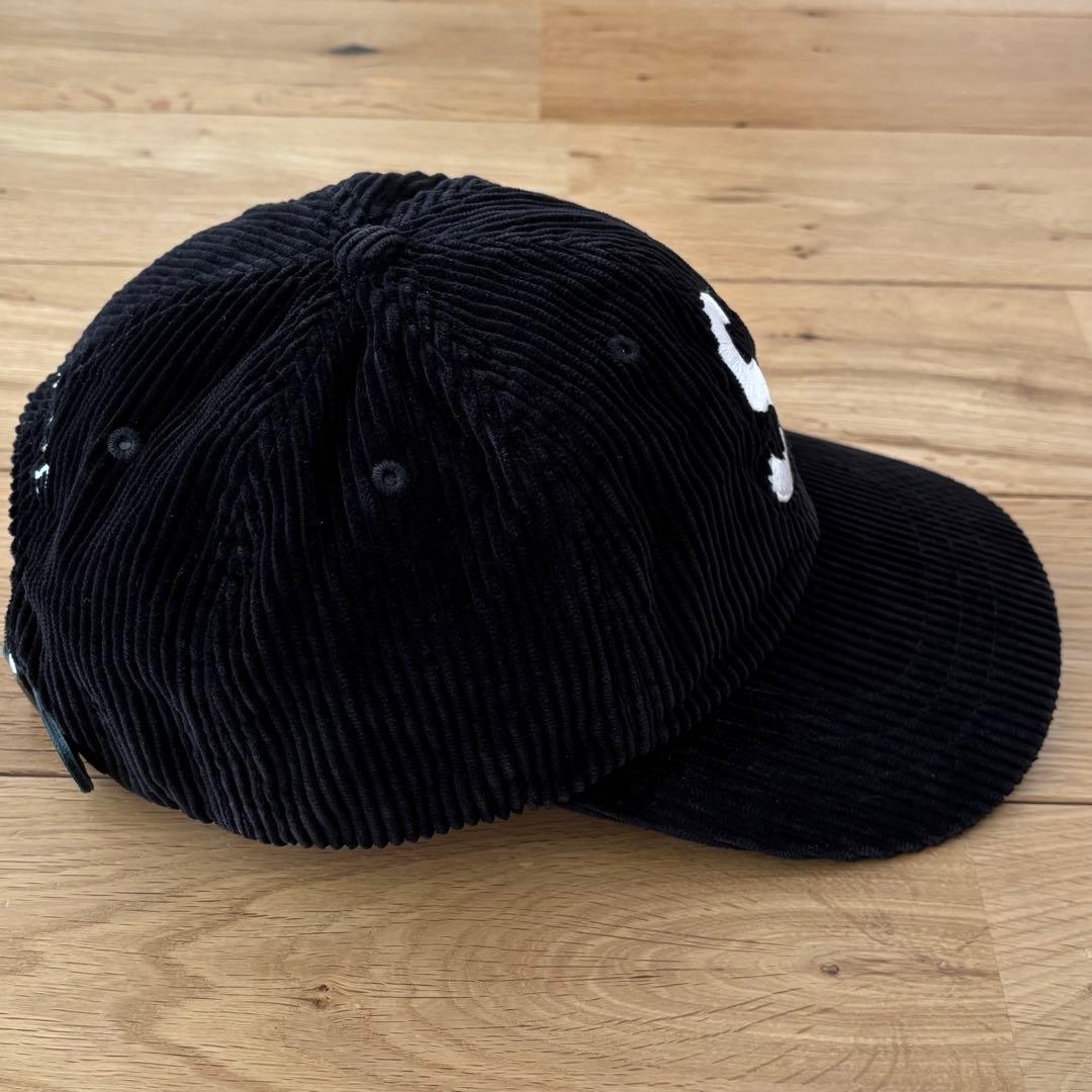 Supreme Corduroy S Logo 6-Panel 黒 ブラック