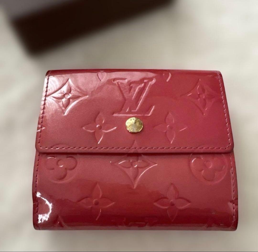 Louis Vuitton ルイヴィトン 財布 ヴェルニ ピンク