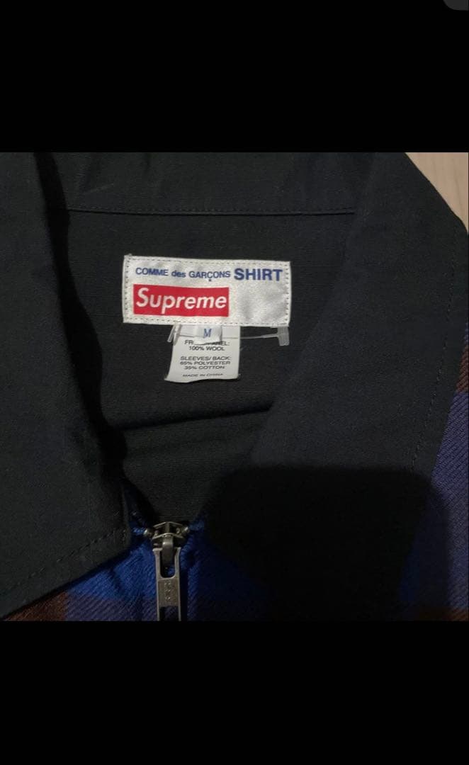 Supreme Comme des garcon shirt チェック