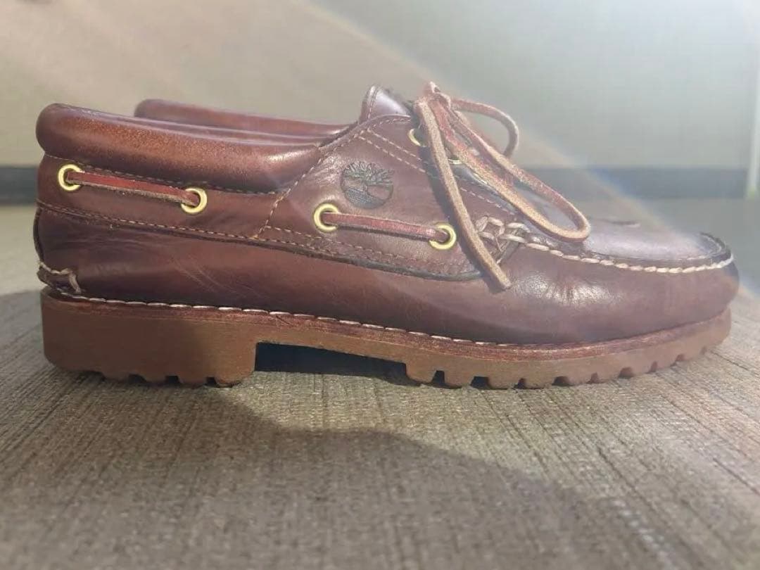 Timberland 3eyes 7.5 25.5cm バーガンディ