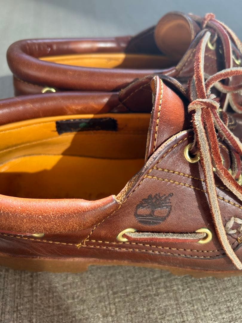 Timberland 3eyes 7.5 25.5cm バーガンディ