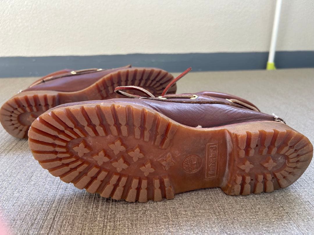 Timberland 3eyes 7.5 25.5cm バーガンディ