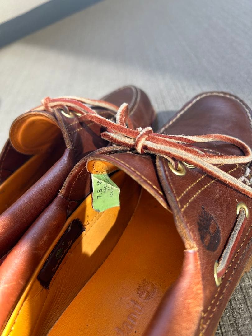 Timberland 3eyes 7.5 25.5cm バーガンディ