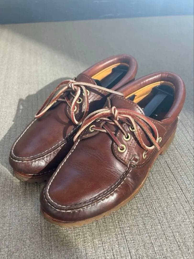 Timberland 3eyes 7.5 25.5cm バーガンディ