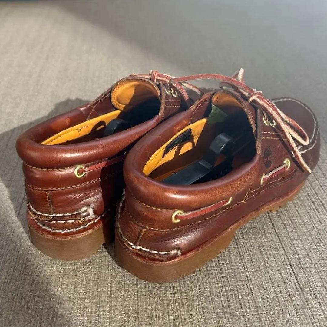 Timberland 3eyes 7.5 25.5cm バーガンディ