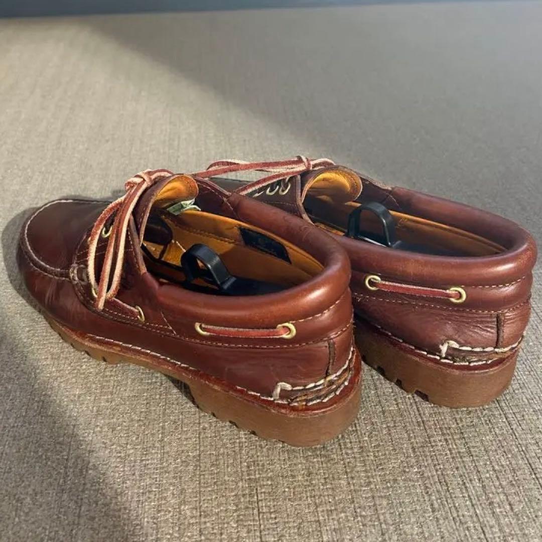 Timberland 3eyes 7.5 25.5cm バーガンディ