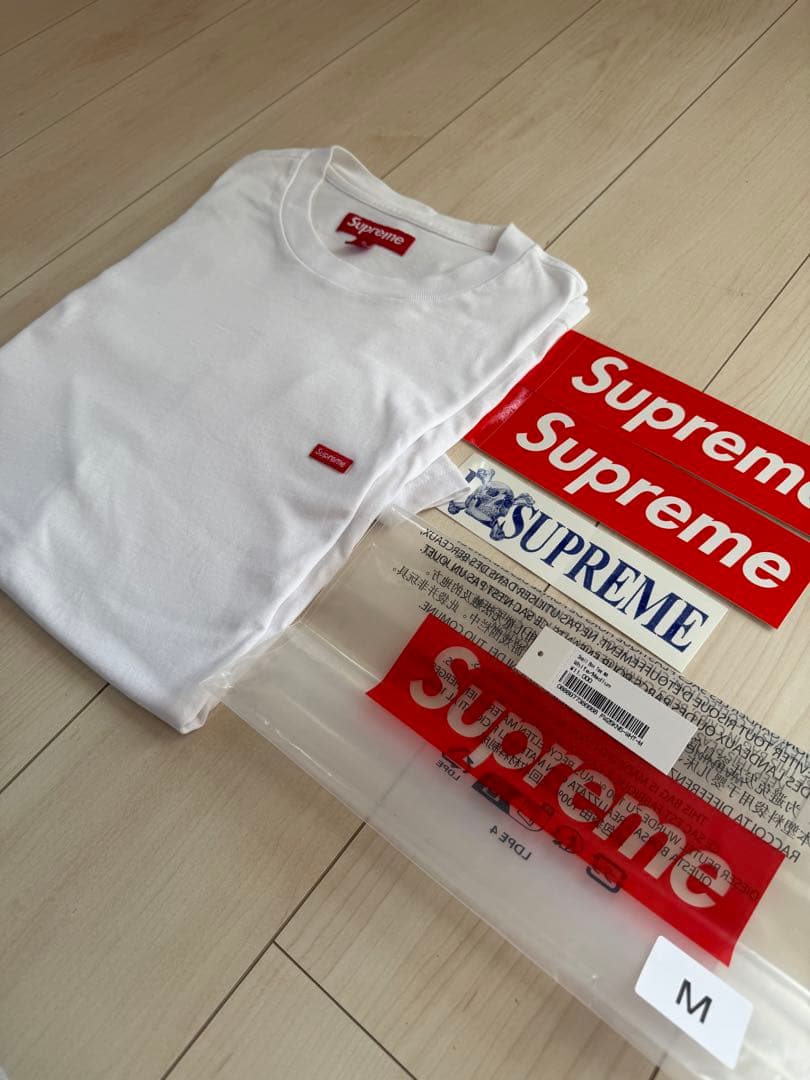 supreme small box tee white Mサイズ