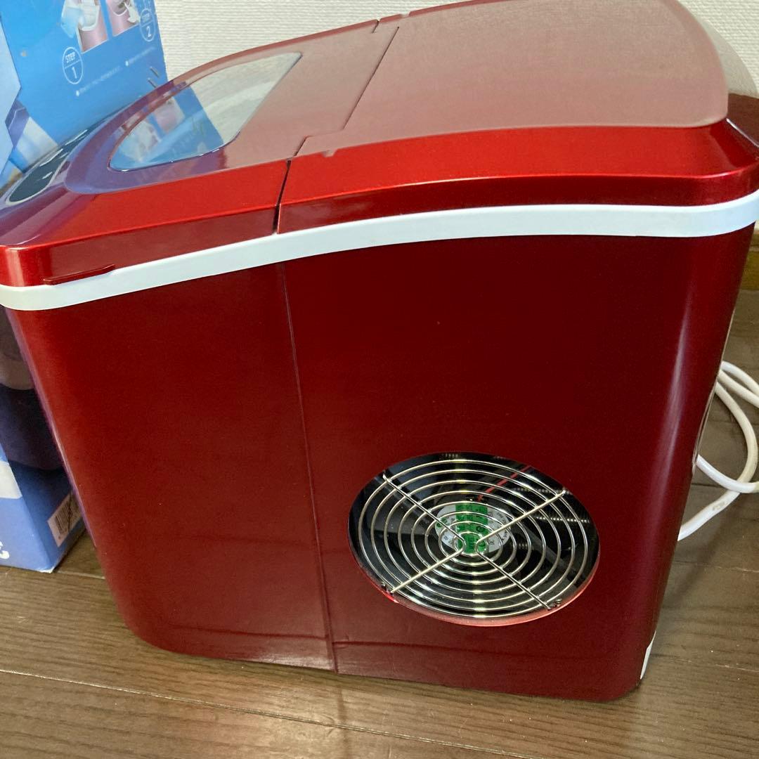 未使用 ベルソス 高速製氷機 レッド VS-ICE02