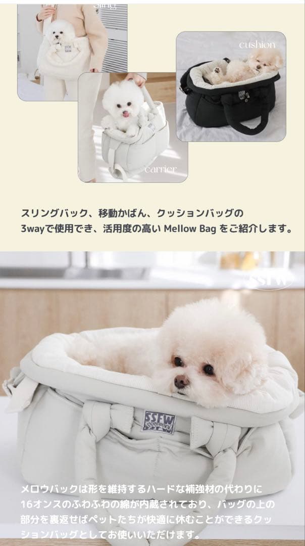 ssfw メロウバッグ　2size