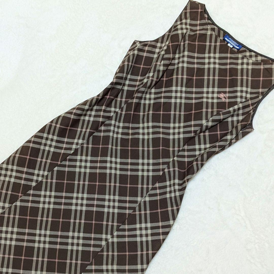極美品✨BURBERRY BLUE LABEL ノバチェック ワンピース 38M