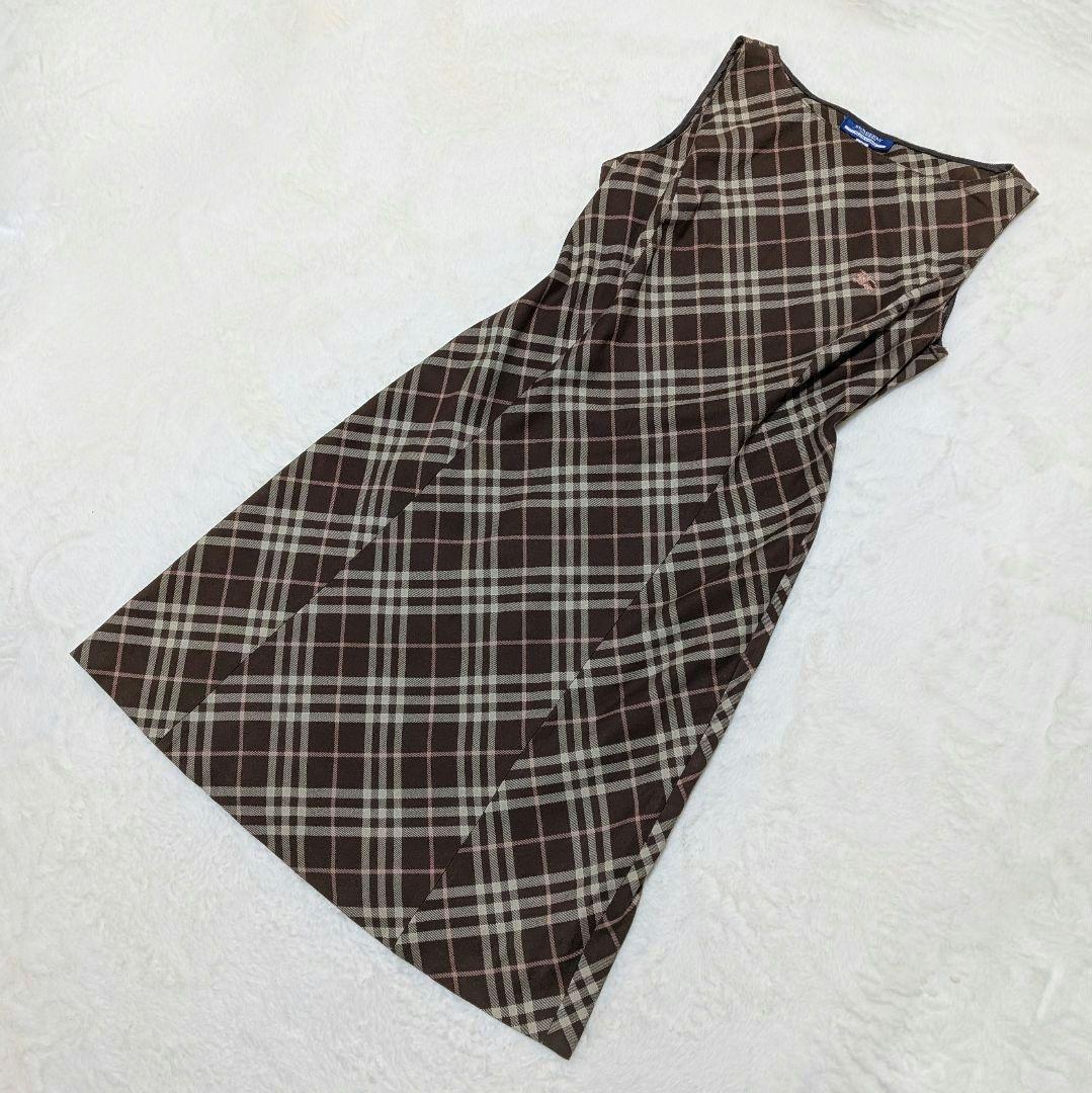 極美品✨BURBERRY BLUE LABEL ノバチェック ワンピース 38M