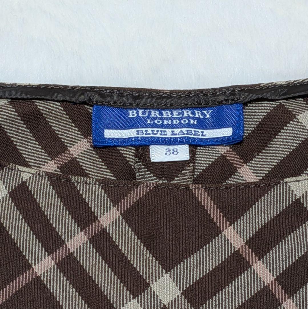 極美品✨BURBERRY BLUE LABEL ノバチェック ワンピース 38M