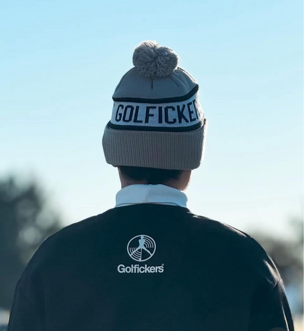 GOLFFICKERS ニット帽　ブラック
