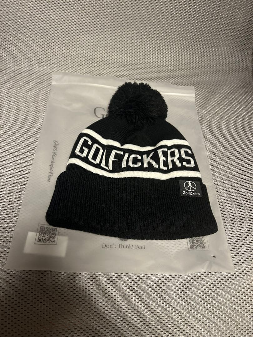 GOLFFICKERS ニット帽　ブラック