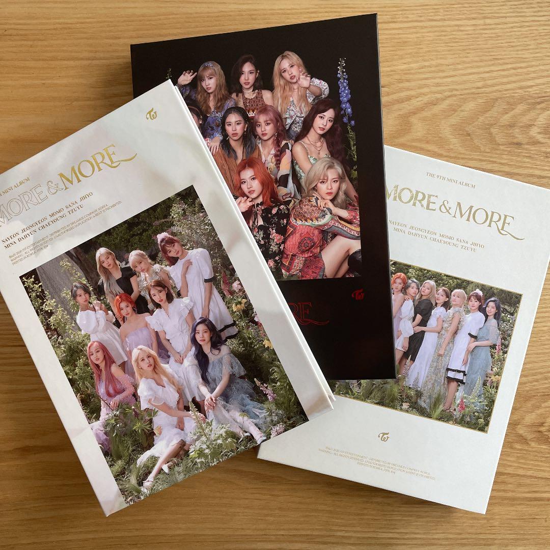 TWICE MORE&MORE CD 3形態