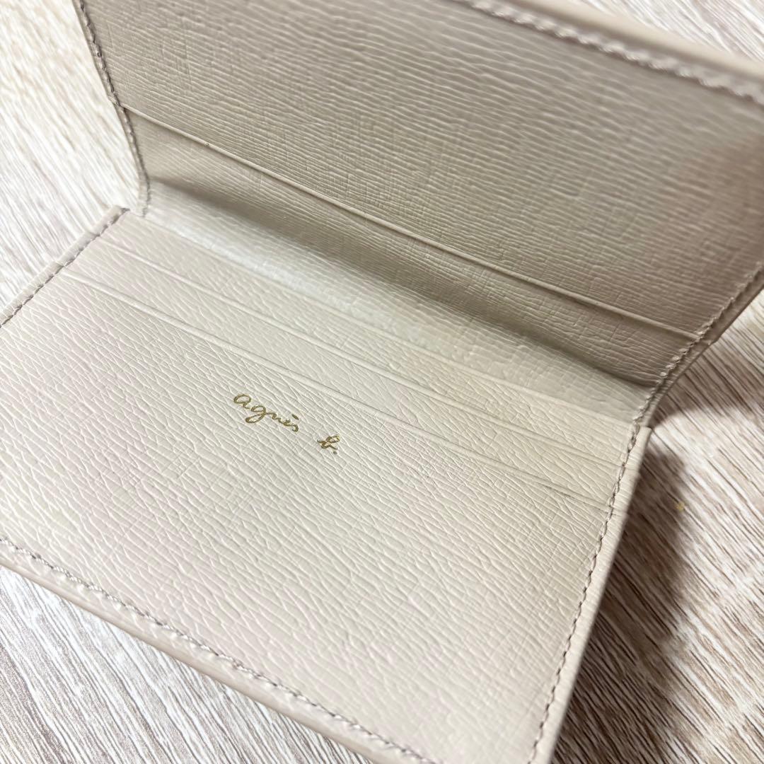 【美品】アニエスベー　名刺入れ　名刺ケース　カード　パスケース　agnes b