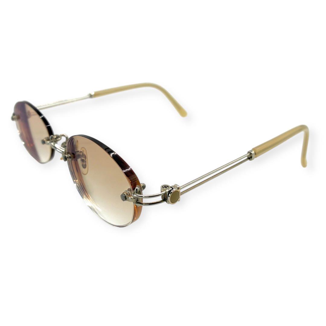 【美品】Salvatore Ferragamo ガンチーニ　リムレス　サングラス