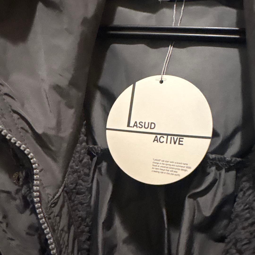 新品タグ付　ヤマダヤ　LASUD（ラシュッド） フリースドッキングロングブルゾン