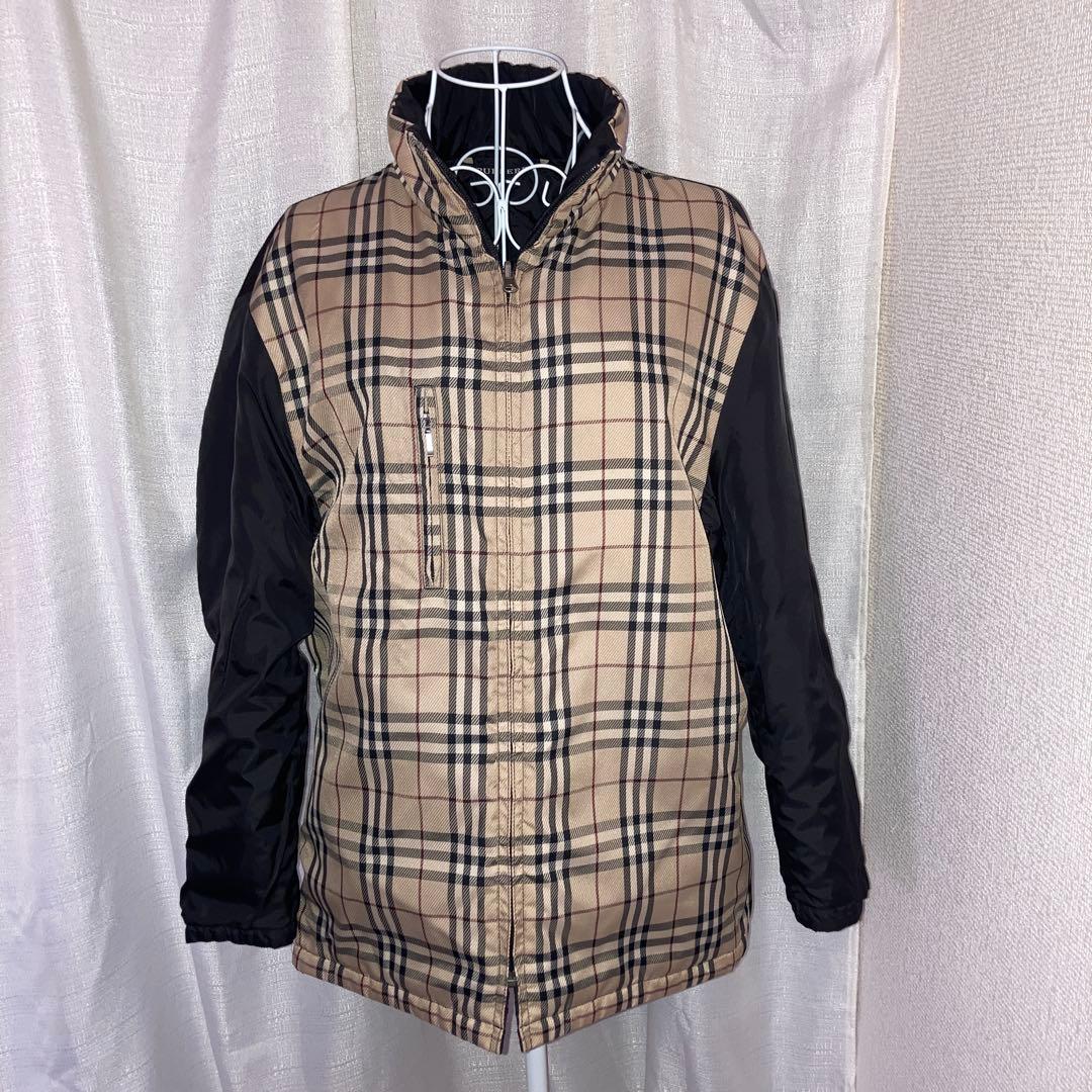 BURBERRY ライナー付コート　ノバチェック　3way フード　グレー系