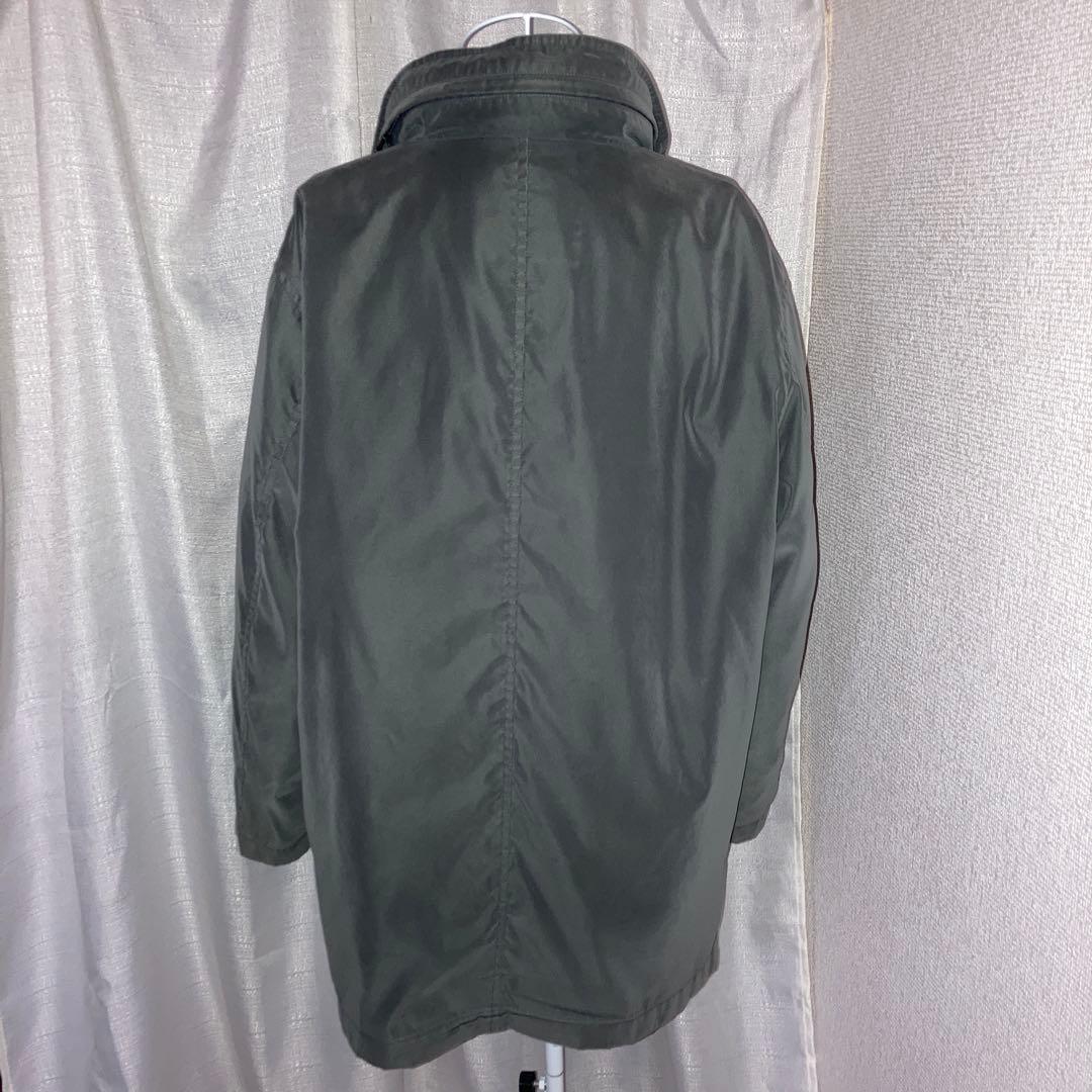 BURBERRY ライナー付コート　ノバチェック　3way フード　グレー系