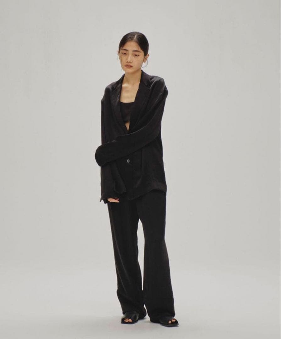 ジャケット・アウター TODAYFUL Satin Over Jacket BLK 36
