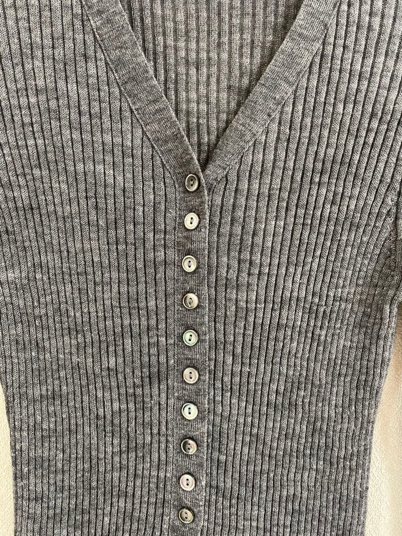 【Plage】RIB BUTTON カーディガン