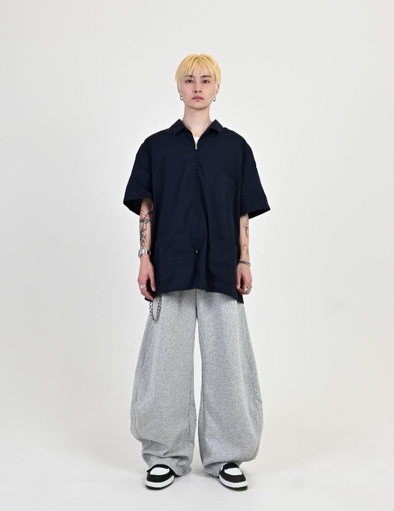 L2111 XLサイズ（グレー）地底人ONLINE バルーンスウェットパンツ