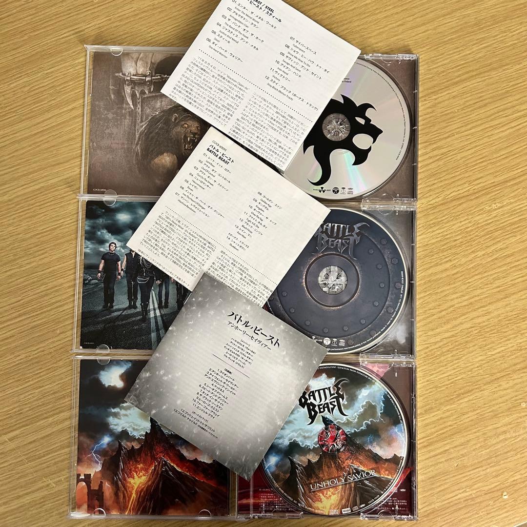 BATTLE BEAST バトル・ビースト 日本盤帯付CD3枚セット