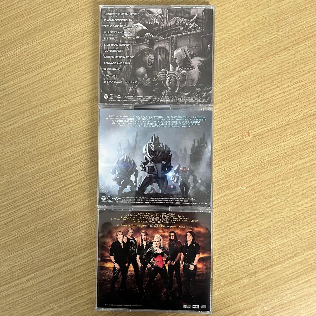 BATTLE BEAST バトル・ビースト 日本盤帯付CD3枚セット