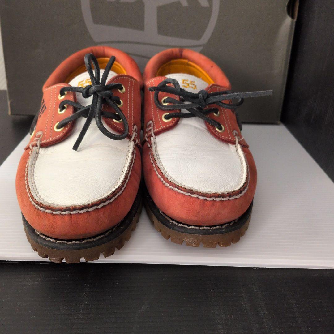 Timberland 3eye 赤/白